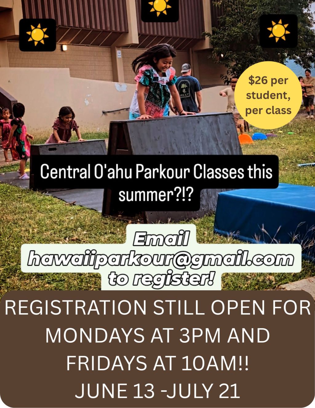 Summer Parkour Plans!